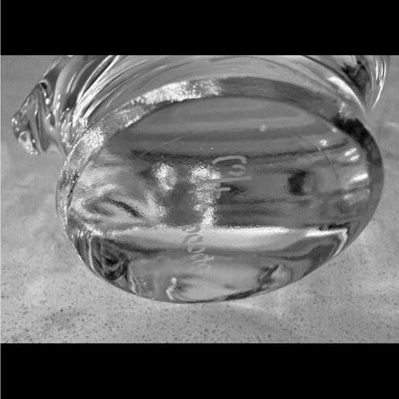 SIGNED SPODE HW CRYSTAL GLASS 3" BIRD HEAD FIGURINE PAPERWEIGHT - Picture 6 of 9